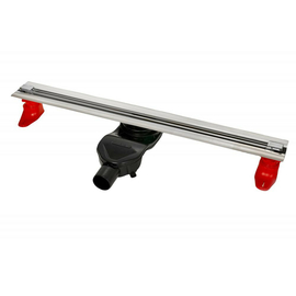 Желоб Berges SUPER Slim 700, матовый хром, S-сифон D50 H60 боковой, 090153 - фото, отзывы, цена